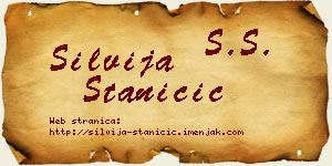 Silvija Staničić vizit kartica